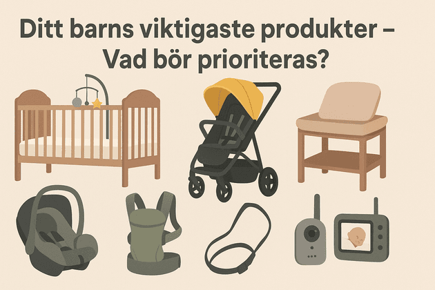 Ditt barns viktigaste produkter – Vad bör prioriteras?