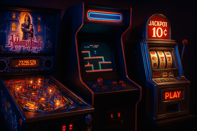 Nostalgi till salu: flipperspel, arkadkabinett och enarmade banditer