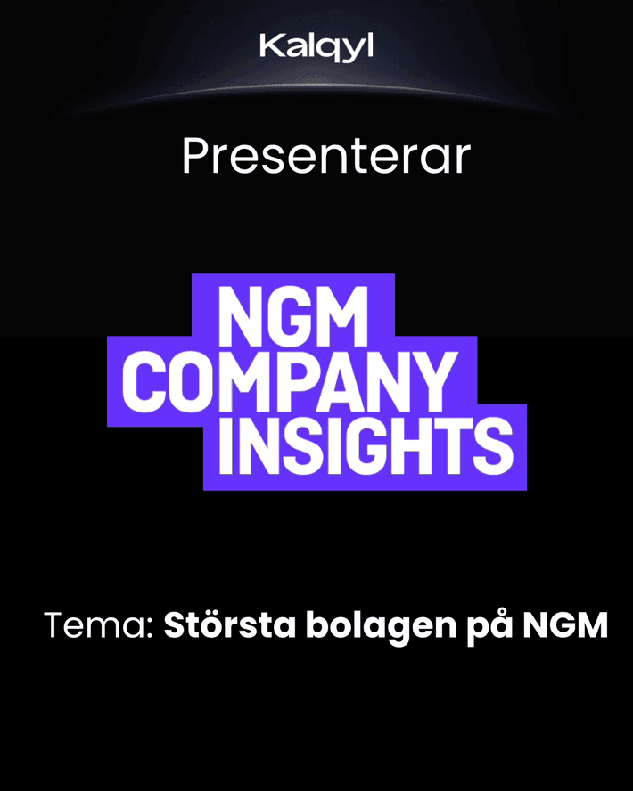 NGM Company Insights: Största bolagen på NGM
