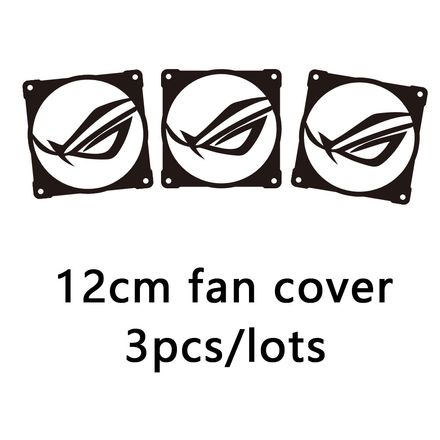 3 teile/los DIY 12 cm X 12 cm Acryl Fan Abdeckung Heizkörper Dekorative Abdeckung Wasser Kühlung