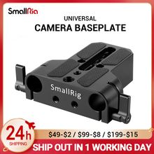 SmallRig Universal Dslr Kamera Basis Platte mit 15mm Rod Schienen Klemme für Sony