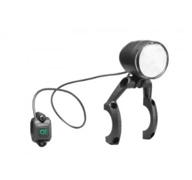 B&M Lumotec IQ-XS E-Bike Framlampa Svart, 150/100 lux