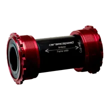 CeramicSpeed T45 Shimano Kranklager Threadfit 82.5, Rød