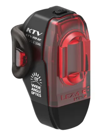 Lezyne KTV StVZO Baklampa 4/11 lumen, 6,5-12 timer, USB, 54 g
