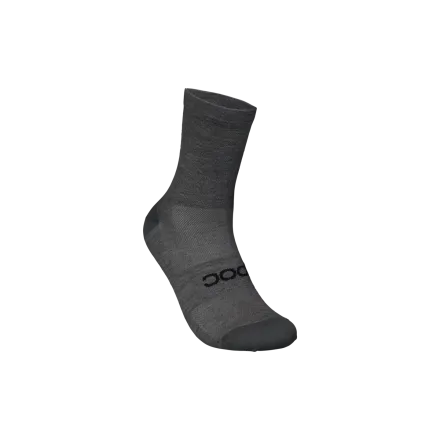 POC Zephyr Merino Mid Sokker Sylvanite Grey Melange, Str. L