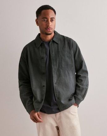 Brixtol Textiles Frank linen Overshirts Grå