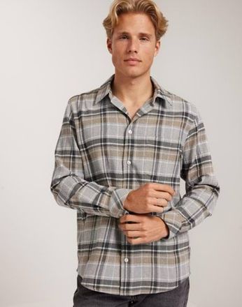 Samsøe Samsøe Sadamon P shirt 15363 Rutete skjorter Grå