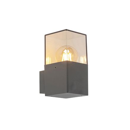 Smart modern outdoor wall lamp anthracite IP44 incl. Wifi A60 - Denmark