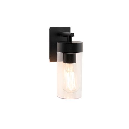 Smart modern outdoor wall lamp black incl. WiFi ST64 - Rullo