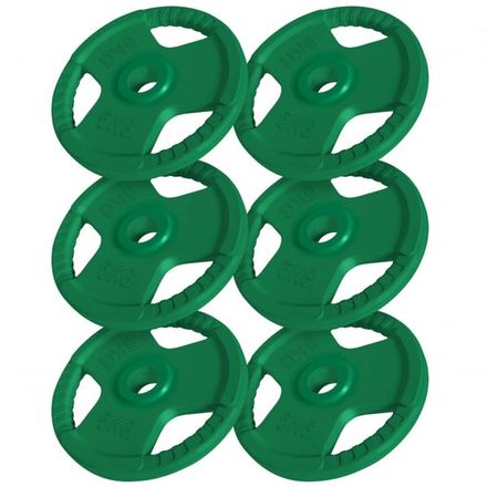 Viktskivor Trigrip 51mm 6x5kg