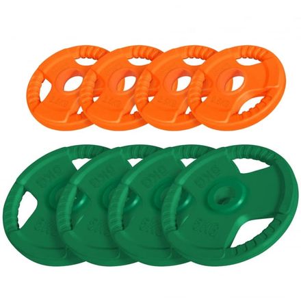 Viktskivor Trigrip 51mm 4x5kg 4x2,5kg