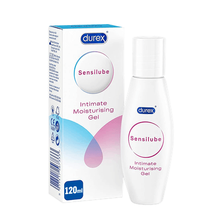 Durex Sensilube Vaginal Moisturiser Gel | Water Based Lubricant | 120 ml