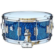 Rogers DynaSonic 14×6.5 Wood Shell Snare Beavertail Lug – Blue Onyx