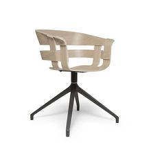 Stol Wick snurr ek/grå