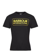 B.int Ess Large Logo Tee Designers T-Kortærmet Skjorte Black Barbour