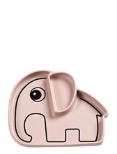 Silic Stick&Stay Plate Elphee Powder Home Meal Time Plates & Bowls Plates Red D By Deer