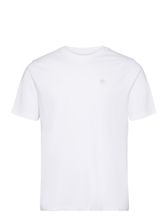 Loke Badge Tee - Regenerative Organ Tops T-Kortærmet Skjorte White Knowledge Cotton Apparel