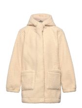 Matcaykas Sherpa Jacket. Grs Outerwear Jackets & Coats Coats Cream MINI A TURE