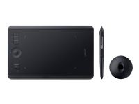 Wacom Intuos Pro Small - Digitaliserer - høyre- og venstrehåndet - 16 x 10 cm - multi-touch - elektromagnetisk - 6 knapper - trådløs, kablet - Bluetooth, USB 2.0 - svart