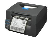 Citizen CL-S521II - Etikettskriver - direktetermisk - Rull (11,8 cm) - 203 dpi - inntil 150 mm/sek - USB, seriell - svart