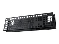 HyperX Alloy Origins - Tastatur - bakgrunnsbelyst - USB-C - QWERTY - USA - tastsvitsj: HyperX Red - svart
