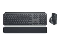 Logitech MX Keys Combo for Business - Tastatur- og mussett - bakbelysning - trådløs - Bluetooth LE - QWERTY - Pan Nordic - grafitt