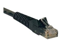 Eaton Tripp Lite Series Cat6 Gigabit Snagless Molded (UTP) Ethernet Cable (RJ45 M/M), PoE, Black, 3 ft. (0.91 m) - Koblingskabel - RJ-45 (hann) til RJ-45 (hann) - 91.4 cm - UTP - CAT 6 - formstøpt, uten hindringer, flertrådet - svart