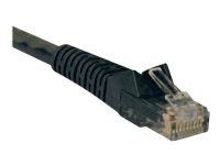 Eaton Tripp Lite Series Cat6 Gigabit Snagless Molded (UTP) Ethernet Cable (RJ45 M/M), PoE, Black, 6 ft. (1.83 m) - Koblingskabel - RJ-45 (hann) til RJ-45 (hann) - 1.83 m - UTP - CAT 6 - IEEE 802.3ba - formstøpt, uten hindringer, flertrådet - svart