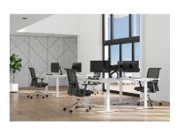 Neomounts DS75S-950BL2 NEXT One - Monteringssett (skjermarm, klemmemonteringsbase, kausemontering) - full bevegelse - for 2 LCD-skjermer - aluminium - svart - skjermstørrelse: 17-32 - skrivebordsmonterbar