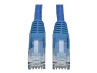 Eaton Tripp Lite Series Cat6 Gigabit Snagless Molded (UTP) Ethernet Cable (RJ45 M/M), PoE, Blue, 2 ft. (0.61 m) - Koblingskabel - RJ-45 (hann) til RJ-45 (hann) - 61 cm - UTP - CAT 6 - formstøpt, uten hindringer, flertrådet - blå