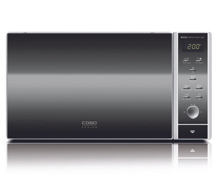 Caso Mcg25 Ceramic Chef Mikroovner - Svart/sølv