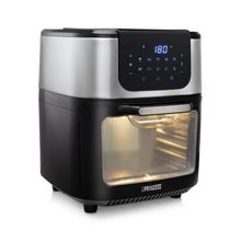 Princess 182075 Aerofryer Oven Deluxe Airfryer - Sort/sølv