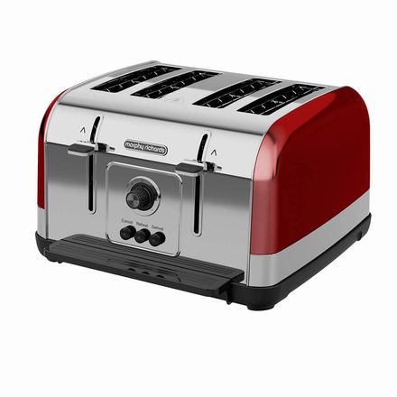MORPHY RICHARDS Toaster Venture 4Slice Red