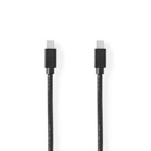 Nedis Mini Displayport-kabel | DisplayPort 1.4 | Mini DisplayPort Hane | Mini DisplayPort Hane | 48 Gbps | Nickelplaterad | 2.00 m | Rund | PVC | Svart | Blister