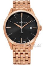 Alexander A911B-06 Heroic Sort/Rose-gulltonet stål Ø40 mm