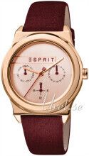 Esprit ES1L077L0035 Rosegullfarget/Lær Ø36 mm