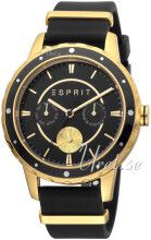 Esprit ES1L140P0035 Sort/Gummi Ø40 mm