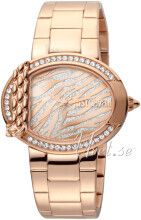 Just Cavalli JC1L111M0095 Flerfarget/Rose-gulltonet stål Ø40 mm