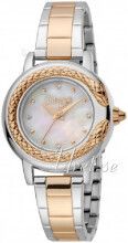 Just Cavalli JC1L151M0105 Hvit/Rose-gulltonet stål Ø32 mm