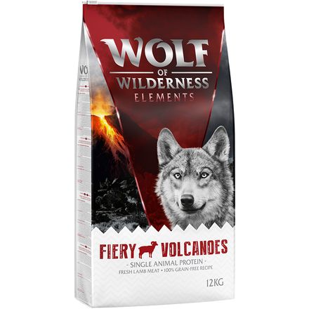 Wolf of Wilderness Economy Pack 2 x 12kg - Adult Elements "Fiery Volcanoes" - Lamb