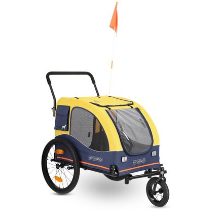 HAFENBANDE Cabby L Bicycle Trailer incl. 2 couplings - 155 x 74 x 103 cm (L x W x H) / up to 45kg