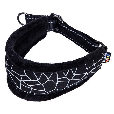 Rukka® Cube halsband, svart - Stl. M: 29-37 cm halsomfång, B 20 mm