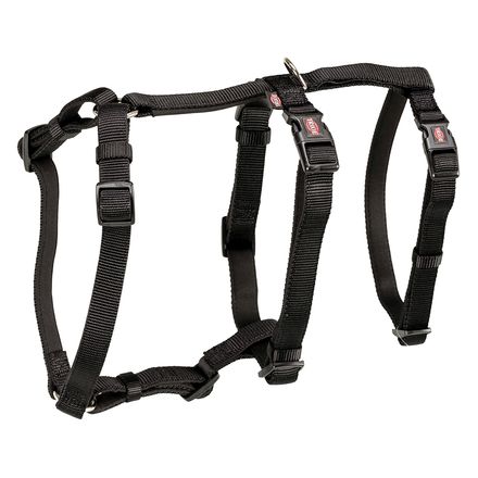 Trixie Stay Panic Harness - Black - Size XS–S: 30–40 cm chest circumference, 10mm (W)