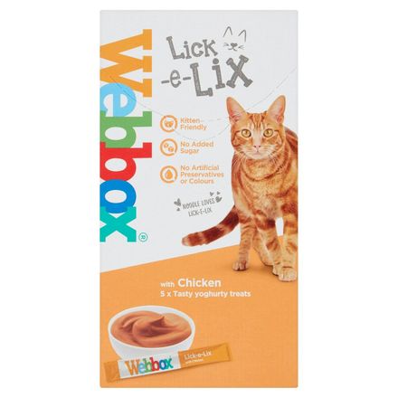 Webbox Lick-e-Lix - Chicken - Saver Pack: 25 x 15g