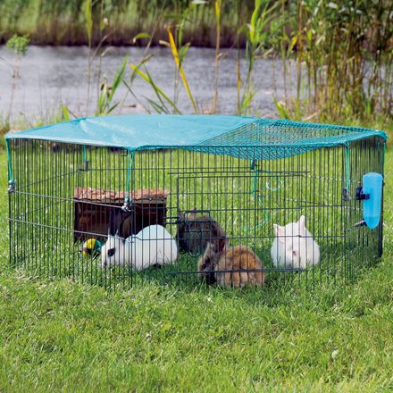Trixie Natura Outdoor Run with Protective Net - 6 Elements, each 58 cm x 38 cm (L x H)