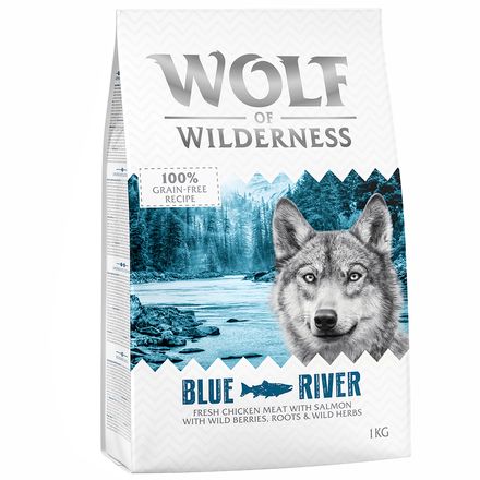 Wolf of Wilderness Adult "Blue River" - Salmon - 1kg