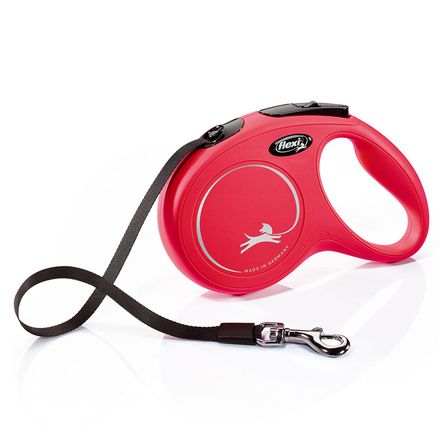 flexi New Classic harness lead red, 5 m - M: up to 25 kg