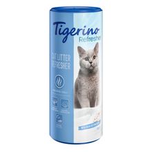 Tigerino Refresher Natural Deodorant for kattesand - Bommullsblomstduft 2 x 700 g