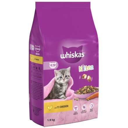 Whiskas Kitten with Chicken - Economy Pack: 2 x 1.9kg