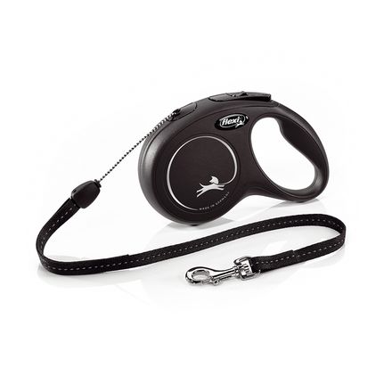 flexi New Classic Cord Lead Small - 8m - flexi New Classic Rope Leash S black, 8 m